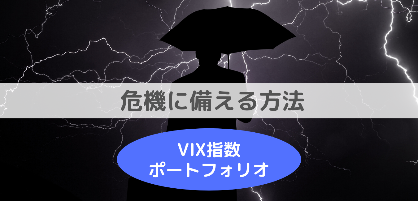 危機に備える方法【VIX指数、ポートフォリオ】